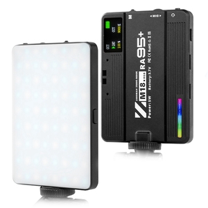 공장 공급 휴대 전화 셀카 사진 필 라이트 충전식 2000mAh 배터리 클립 핫슈 마운트 조정 가능한 밝기 - Product Image 1