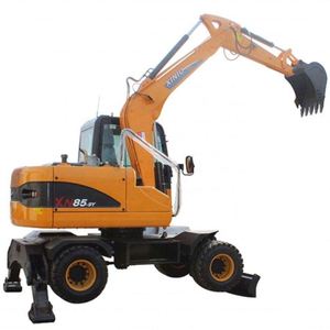 Shanbo <b>Wheel</b> Excavator Production Factory Manufactures a Diverse Range of <b>Small</b> Crawler Diggers with Models SR140 - Product Image 1