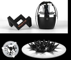 Mini altavoz inteligente inalámbrico innovador, audio flotante simbiótico ferrofluido antigravedad para uso en computadora y teléfono móvil - Product Image 2