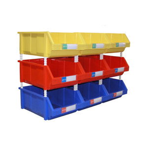 Stacking Storage Boxes Stotage Storage Boxes And Bins Open Fronted Stacking Picking Bin Box Storage Boxes Bins Eco-friendly PE Injection Plastic Stotage Bin