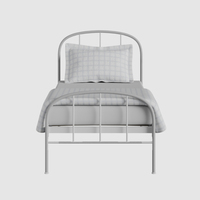 Cadre de lit en métal réglable de style moderne, base de lit simple, double ou king size personnalisée et économique pour chambre à coucher, extérieur ou salon