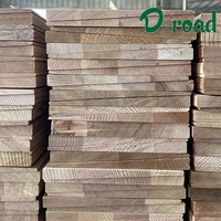 Paneles de pared decorativos de cedro rojo de madera Revestimiento de tabla de intemperie de madera maciza para hotel