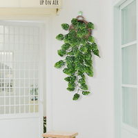 Décoration de mariage plante artificielle suspendue panneau mural feuilles de verdure guirlande plafond vert plantes à fleurs suspendues pour plafond