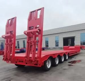 Remolque de plataforma baja hidráulica de 3, 4 y 5 ejes para trabajo pesado, de 1-2 toneladas, con cuello de cisne, 12.5x2.5x1.5m, Shandong Fengniao - Product Image 6