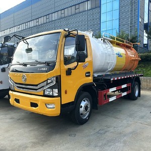 Nouveau camion de nettoyage des égouts par aspiration Dongfeng 4X2 6CBM, camion de nettoyage des égouts par aspiration à vide pour la vente - Product Image 2