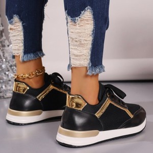 <span class=keywords><strong>รอง</strong></span>เท้าเดินแบบผูกเชือกระบายอากาศน้ำหนักเบาผ้าตาข่ายแนวสปอร์ตทันสมัยพื้น<span class=keywords><strong>รอง</strong></span>เท้าหนาแบบคลาสสิกเพิ่มความสูงได้ใส่สบายทันสมัย - Product Image 3