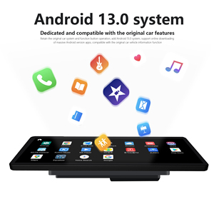 Lecteur DVD de voiture Meihua 12,3 pouces, GPS universel, Android 13, amplificateur intégré Qualcomm pour <span class=keywords><strong>Audi</strong></span> A4 A5 Q5 Q3 Q7, unité principale - Product Image 5