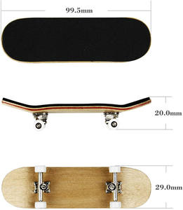 Mini skateboard en bois DIY, jouet pour enfants, <span class=keywords><strong>jeu</strong></span> sportif, skateboard à doigts pour packs de jouets à doigts - Product Image 2