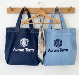 Sac en toile de denim vintage, nouveau, en gros, avec logo personnalisé, sac à bandoulière, grande capacité, sac fourre-tout en denim - Product Image 2