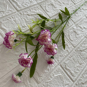 6 cabezas <span class=keywords><strong>de</strong></span> flor <span class=keywords><strong>de</strong></span> clavel artificial larga flor <span class=keywords><strong>de</strong></span> clavel <span class=keywords><strong>de</strong></span> seda artificial al por mayor para el regalo del Día <span class=keywords><strong>de</strong></span> los maestros del Día <span class=keywords><strong>de</strong></span> la madre - Product Image 4