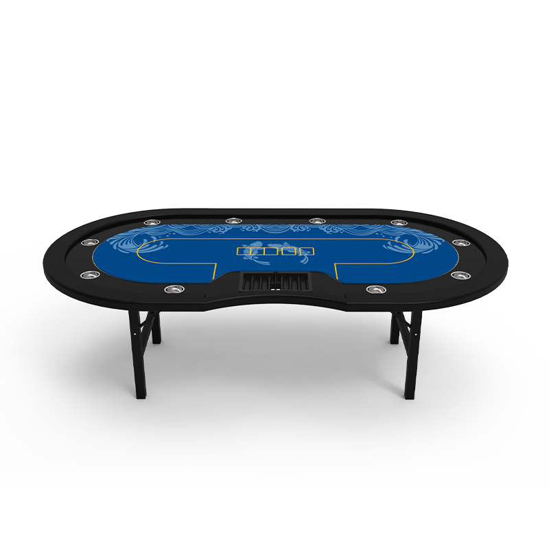 YH, изысканный новый дизайн, высококачественный складной игровой стол «Техас» с чашкой «трек»