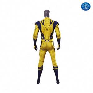 Traje <span class=keywords><strong>de</strong></span> Halloween película disfraz <span class=keywords><strong>de</strong></span> hombre superhéroe James Howlett Cosplay disfraz Wolve mono amarillo disfraz Cos traje Wolverinee - Product Image 4