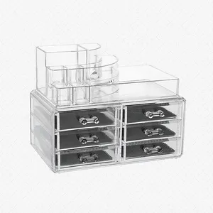 Fabriek Directe Verkoop Acryl Cosmetische Box Organizer Desktop Lippenstift Houder