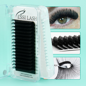 ESSI LASH Venta al por mayor Marca Privada 0.03 0.05mm Curvatura C Cc D Dd 7-30mm Bandejas de Extensiones de Pestañas de Volumen Hechas a Mano - Product Image 1