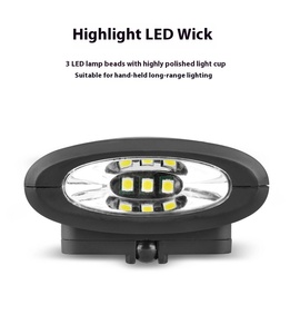 Ngoài Trời 18 + 3LED Làm Việc LED Chiếu Sáng Đèn Đa-Chức Năng COB Xe Sửa Chữa Di Động Chống Thấm Nước Đèn Pin Với Nam Châm - Product Image 4