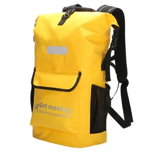 Floating Waterproof Dry Bag 25-35L Roll Top Dry Sack Keeps Gear Dry For Kayaking Rafting Boating