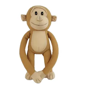 Hot Sale Unisex Long Arm Plush Monkey Toy Cute Hanging Curtain Decor Made from PP Cotton for 0 to 24 Months 8 to 13 Years