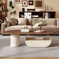 Table basse en bois massif de style vintage, style rétro, luxe simple, salon, nouvelle table à thé haut de gamme, style chinois