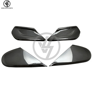 แผงตกแต่งข้างเบาะ คาร์บอนไฟเบอร์แห้ง ชุดแต่งภายในรถยนต์สำหรับ Mercedes-Benz G-Class W464 G63 G500 G580 อุปกรณ์เสริมอะไหล่รถยนต์ - Product Image 1