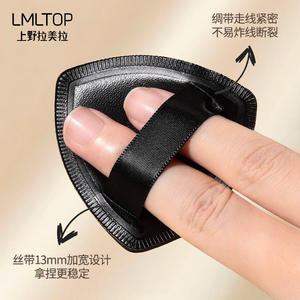 ฟองน้ำแต่งหน้า LMLTOP สีดำ รูปทรงสับปะรด เนื้อนุ่ม ดูดซับน้ำได้ดี ผลิตจาก PU สำหรับเกลี่ยรองพื้น รุ่น SY224 - Product Image 4