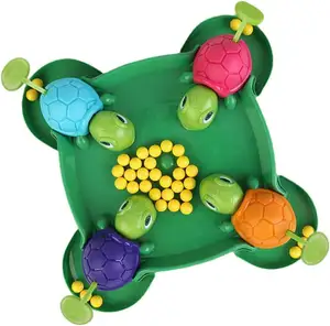 海龟饥饿箱桌面游戏乌龟吃珠子游戏精细运动训练玩具乌龟饥饿游戏