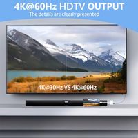 Adaptador USB C a HDTV 4K 60Hz PD 100W, Carga Rápida, Convertidor Multipuerto con Garantía de 12 Meses para iPhone 16 y MacBook Pro