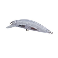 Leurre de pêche 5cm 5.4g Minnow Wobbler coulant pour la pêche à la traîne, Swimbait, Leurre dur artificiel pour truite de ruisseau et achigan, Leurres non peints