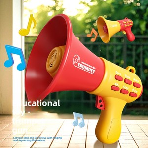 Nuevo Altavoz Eléctrico con Simulación de Grabación y Cambio de Voz, Amplificador de Música, Juguete Educativo <span class=keywords><strong>para</strong></span> Niños, Trompeta de Plástico - Product Image 1