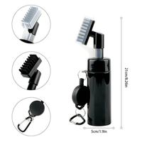 Bouteille pulvérisatrice portable en plastique pour nettoyage de clubs de golf, avec brosse et impression de logo – Accessoires de golf très demandés