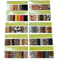 Cuir synthétique imprimé animal en gros : motif léopard, zèbre, tigre, vache, girafe – Similicuir PU pour chaussures et sacs