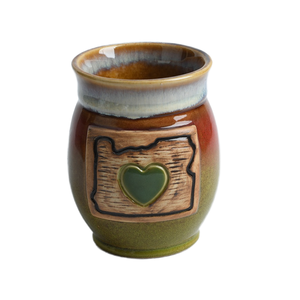 <span class=keywords><strong>แก้ว</strong></span>เซรามิคลายนูนสำหรับให้เป็นของขวัญถ้วยเซรามิกเคลือบสีเขียวน้ำตาลทำด้วยมือโลโก้ได้ตามต้องการ - Product Image 1