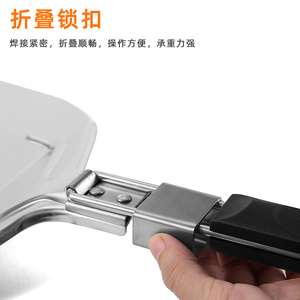 Pala plegable <span class=keywords><strong>de</strong></span> aluminio con mango <span class=keywords><strong>de</strong></span> plástico para Pizza, herramientas para pizza, gran oferta - Product Image 5