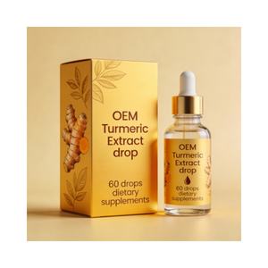 Complément d'extrait de curcuma 100% naturel, gouttes liquides de curcuma biologique avec du poivre noir pour soutenir la mobilité - Product Image 3