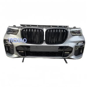 Parachoques de coche de <span class=keywords><strong>segunda</strong></span> <span class=keywords><strong>mano</strong></span> <span class=keywords><strong>X5</strong></span> G05 de Venta caliente con envolvente de montaje de Faro y radiador, kit de parachoques delantero <span class=keywords><strong>X5</strong></span> - Product Image 5
