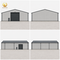 Bâtiment en structure métallique préfabriqué sur mesure pour ferme, entrepôt agricole, garage, hangar