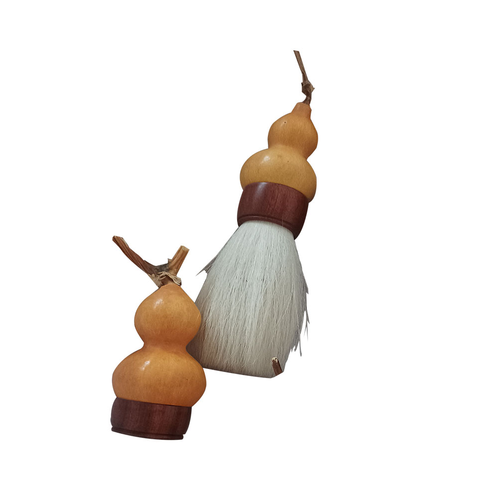 Office Art Decor Natural Custom Bristle Ox Bone Bamboo Joint Handle Chinese Painting Brush for Home Decoration