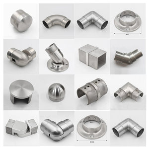 Treo Tường lan can khung thép không gỉ phần cứng Phần Lắp kính lắp cầu thang kính lắp SS đúc chính xác - Product Image 5