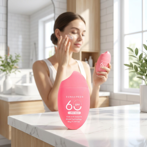 <span class=keywords><strong>Crema</strong></span> <span class=keywords><strong>Solare</strong></span> Minerale Vegana Multi-Azione Illuminante SPF50+ PA+++ con Aloe e Benefici Nutrienti 50ml OEM ODM - Product Image 6