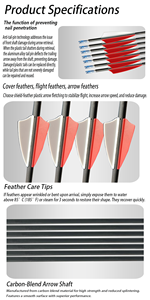 Flèches en carbone anti-crevaison pour le tir à l'arc, flèches <span class=keywords><strong>de</strong></span> précision pour la pratique et la <span class=keywords><strong>chasse</strong></span>, pour arcs à poulies et arcs classiques - Product Image 5