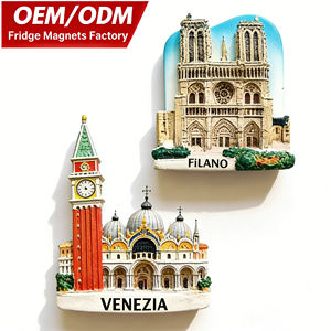Ensemble <span class=keywords><strong>d</strong></span>'aimants de réfrigérateur en résine 3D en gros - Souvenir de Venise, autocollant de réfrigérateur, cadeau de voyage, <span class=keywords><strong>d</strong></span>écoration de la <span class=keywords><strong>maison</strong></span>, personnalisable - Product Image 2