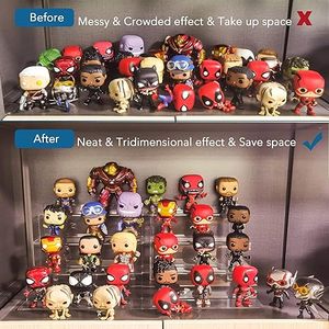 Exhibidor Acrílico Transparente para FUNKO POP, Organizador de Perfumes, Soporte para Figuras, Organizador de Maquillaje de 9 Pulgadas, Exhibidor de Colección - Product Image 5