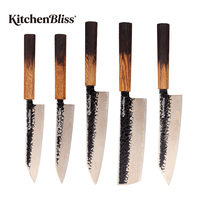 Couteau de chef japonais Kitchenbliss haut de gamme VG10 Gyuto, couteau à trancher aiguisé, 33 couches de cuivre Damas, couteaux de cuisine