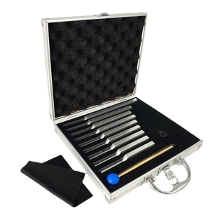 Kit de Diapasones para Terapia de Sonido por Vibración, 174, 285, 396, 417, 528, 639, 741, 852, 963 Hz, Instrumento para Meditación, Venta al Por Mayor - Product Image 4