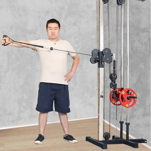 Attrezzo da Palestra a Parete - Sistema di Pulegge Alte/Basse per <span class=keywords><strong>Lat</strong></span> Pulldown, Espansione Toracica <span class=keywords><strong>e</strong></span> Allenamento Completo del Corpo - Product Image 3