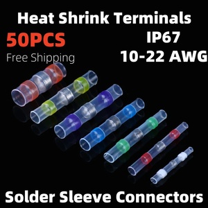 Manchons de soudure thermorétractables étanches IP67 sans sertissage 10-22 AWG, connecteurs à raccord rapide - Product Image 3