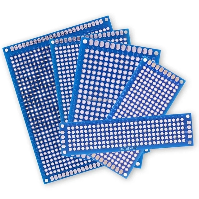10PCS PCB Universal Circuit Board 2*8/3*7/4*6/5*7/7*9cm Double Side PCB Circuit Board Universal printed PCB Board Electronic Kit