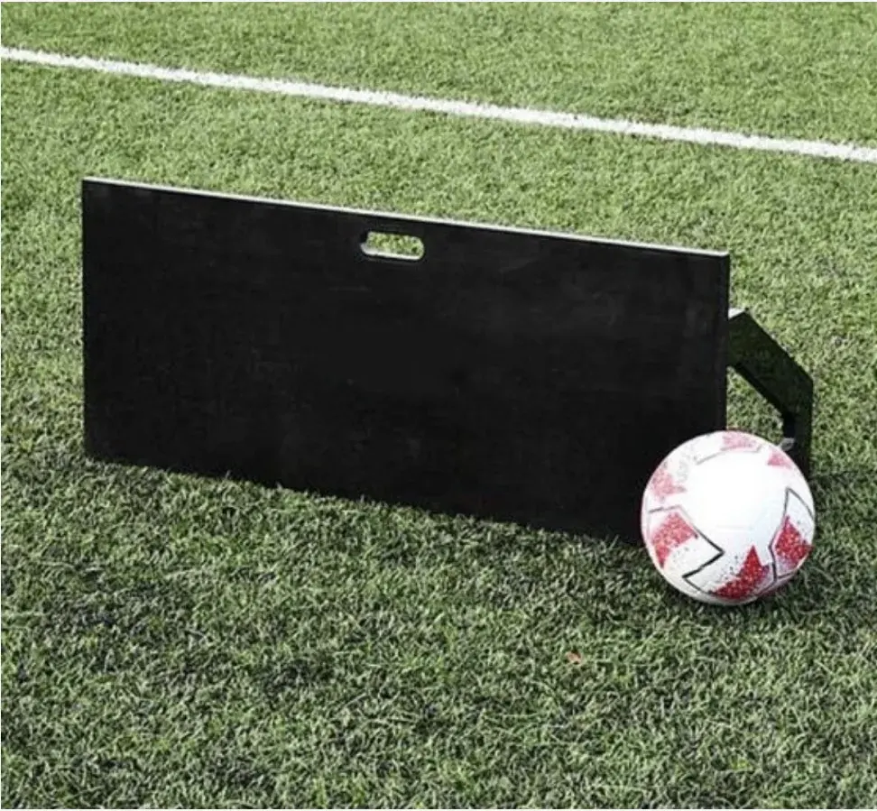 Venta caliente accesorios de fútbol equipo de entrenamiento fútbol móvil plástico portería abierta fútbol reboteador tablero