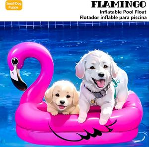 Flamingo Rosa Inflable de PVC, Piscina Flotante para Mascotas, Estándares de la UE y EE. UU. - Product Image 6