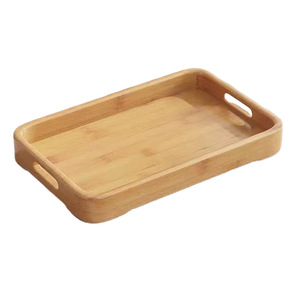 Bandeja de Servir de Madera Shi Peng, Rectangular, de Bambú, Grande, Mediana y Pequeña, para Uso Doméstico, para Té, Frutas y Pan - Product Image 4
