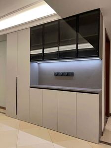 Customized Size Solid Wood Storage <b>Sideboard</b> Cabinet Environmental Protection Materials <b>for</b> Restaurant Furniture - Product Image 4